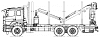 Автомобиль-сортиментовоз с гидроманипулятором ВЕЛМАШ VM10L74 на шасси KAMAZ-6580 (659608-0002044-04)