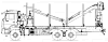 Автомобиль-сортиментовоз с гидроманипулятором ВЕЛМАШ VM10L74 на шасси KAMAZ-65111 (659008-0042039-26)