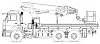 Подъёмник автомобильный мод. 5908АE на шасси КАМАЗ-65115